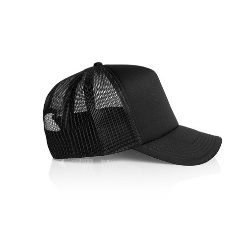 BLACK - SIDE frame-foam-trucker-cap-black-side